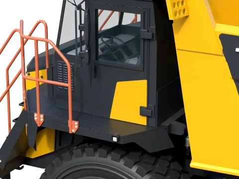 Volvo Rigid Hauler R60D 3D Model