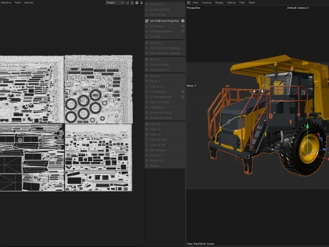 Volvo Rigid Hauler R60D 3D Model