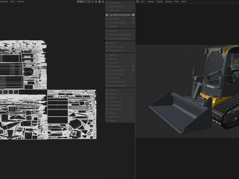 Volvo Skid Steer Tracked Loader MCT145C 3D Model