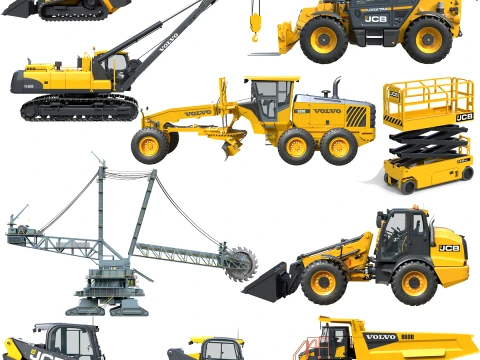Industrial Vehicles Collection 3 3D Model