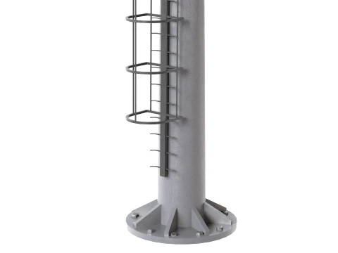 Stadium Light Glowing 3D Model
