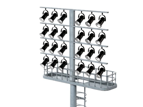 Stadium Light v2 3D Model