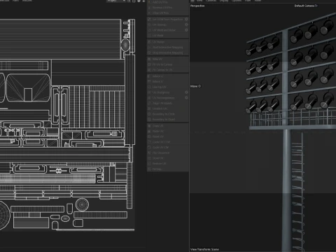 Stadium Light v2 3D Model