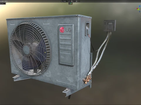 AC Unit Outdoor 3D Model