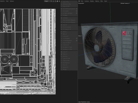 AC Unit Outdoor 3D Model