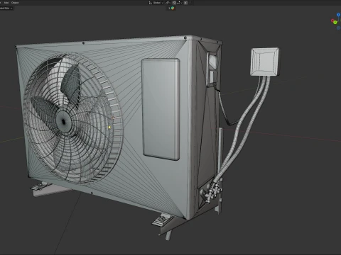 AC Unit Outdoor 3D Model