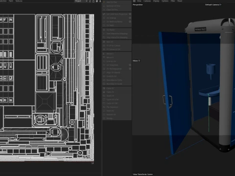 Bio Portable Toilet 3D Model