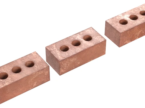 Brick Cinder Collection 3D Model