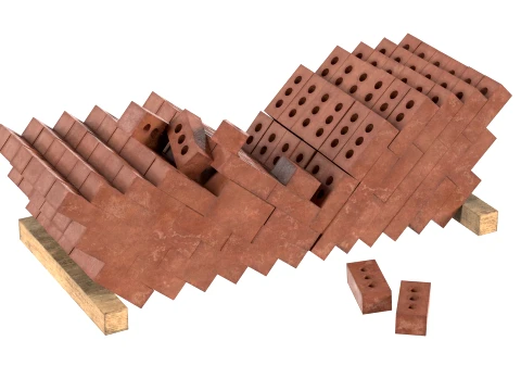 Brick Cinder Pile 2 3D Model