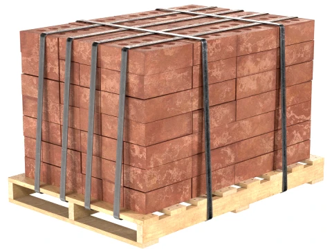 Palete de Tijolos 1 Modelo 3D