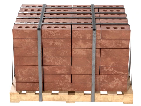 Bricks Pallet 1 3D Model