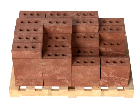 Bricks Pallet 2 3D Model