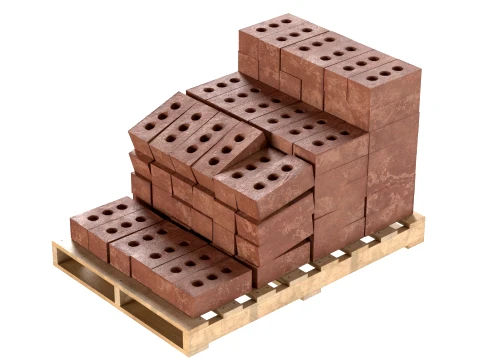 Bricks Pallet 3 3D Model