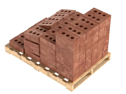 Bricks Pallet 3 3D Model
