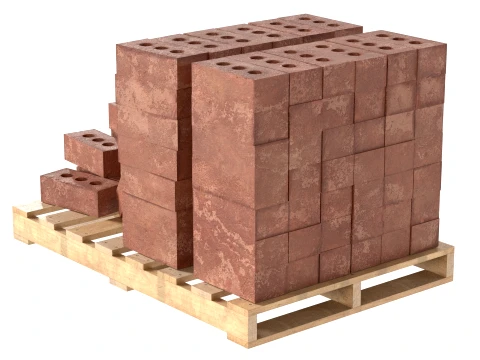 Bricks Pallet 4 3D Model