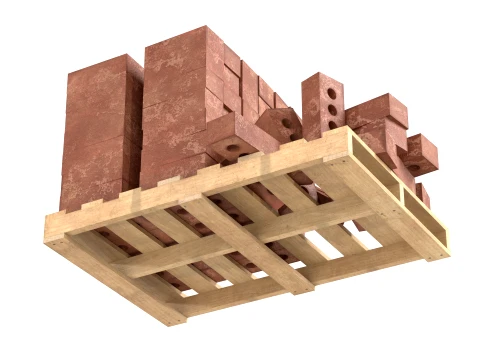 Bricks Pallet 4 3D Model