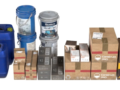 Building Material Collection 3D Model
