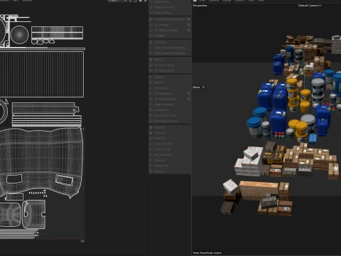 Building Material Collection 3D Model