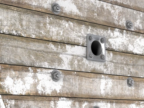 Cable Reel Blue 3D Model