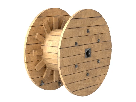 Cable Reel Empty 3D Model