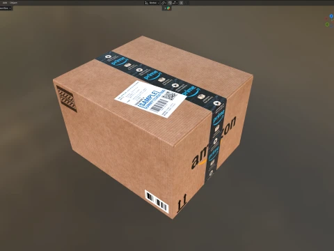 Amazon Carton Box 3D Model