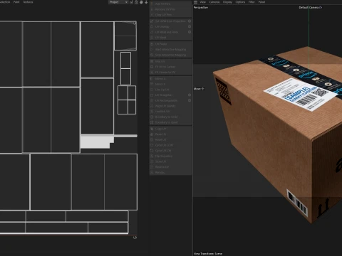 Amazon Carton Box 3D Model
