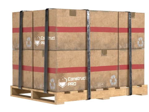 Cardboard Box Pallet 3 3D Model