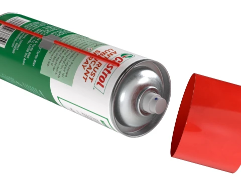 Castrol Oil Spray Bottle 3D Model
