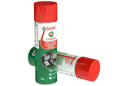 Castrol Oil Spray Bottle 3D Model