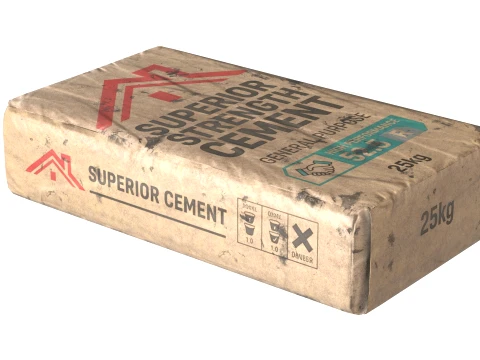 Cement Sack 3D Model