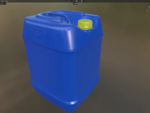 Cement Sack Wooden Pallet 3D Model