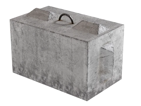 Concrete Block 3D Model