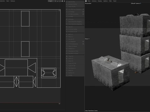 Concrete Block 3D Model
