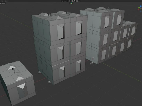Concrete Block 3D Model
