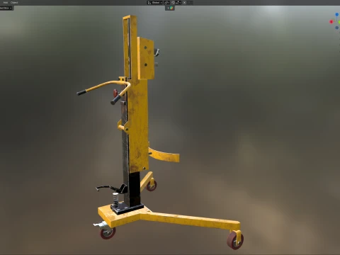 Drum Truck 3D Model