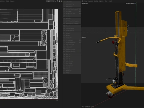 Drum Truck 3D Model