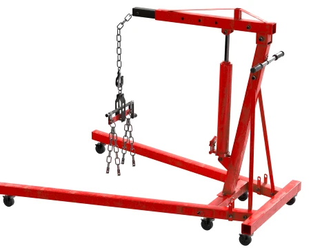 Engine Workshop Crane 3D Model
