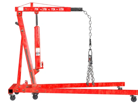Engine Workshop Crane 3D Model