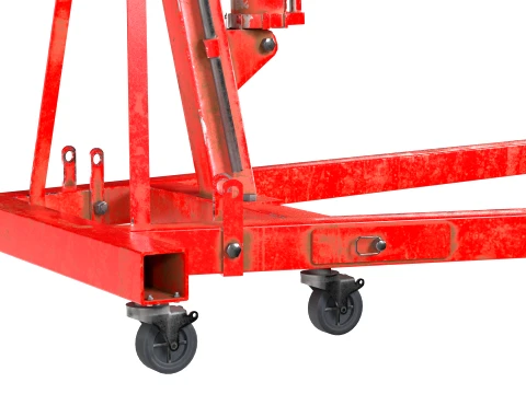 Engine Workshop Crane 3D Model