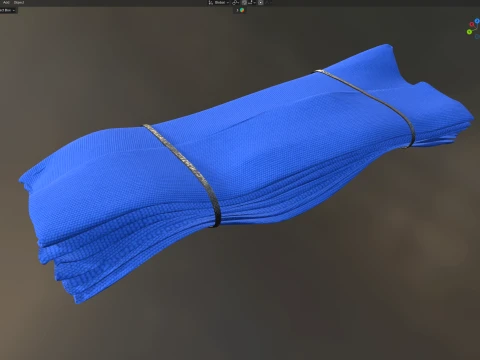 Fabric Roll 3D Model