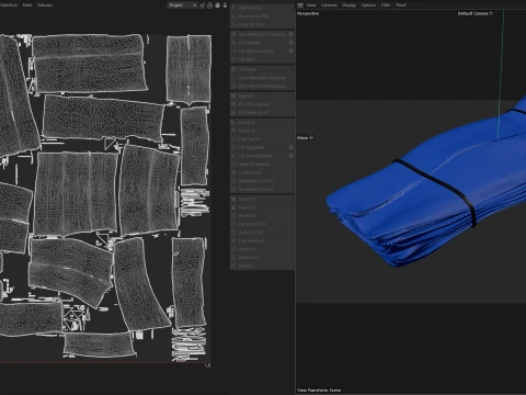 Fabric Roll 3D Model