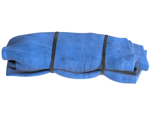 Rouleau de tissu 2 Modèle 3D