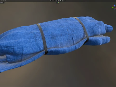 Fabric Roll 2 3D Model