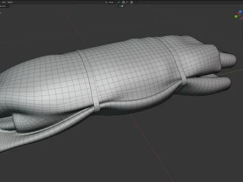 Fabric Roll 2 3D Model