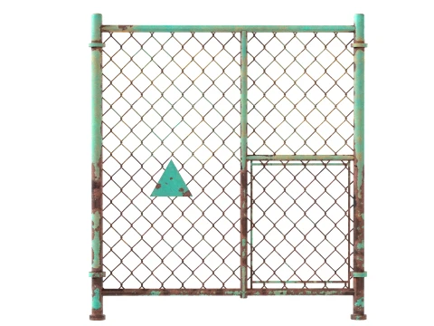 Barbed Wire Fence v1 3D Model