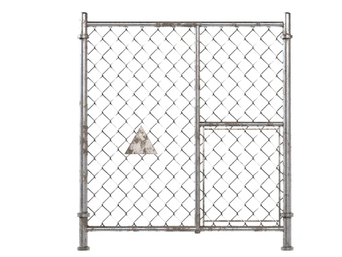 Barbed Wire Fence v1 3D Model
