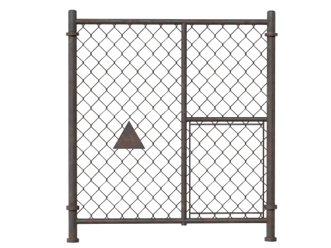 Barbed Wire Fence v1 3D Model