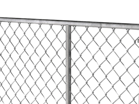 Barbed Wire Fence v1 3D Model