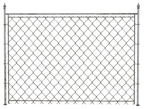 Barbed Wire Fence v2 3D Model