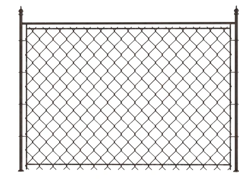 Barbed Wire Fence v2 3D Model